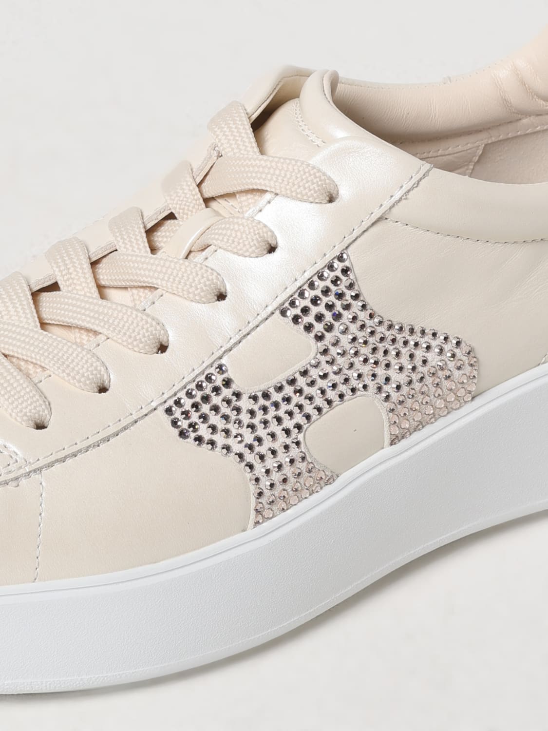 スニーカー HOGAN Woman Sneakers Beige HXW5640EY00RNJ 0SRU Sneakers Hogan Interactive BEIGE for Woman