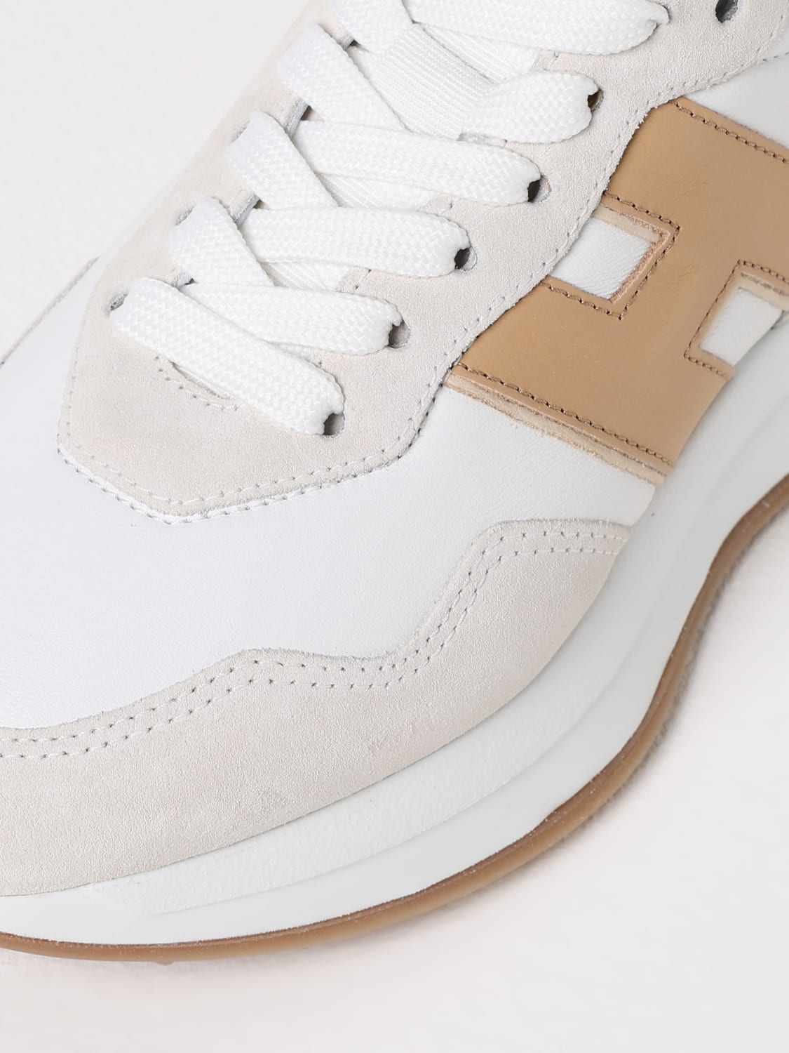 スニーカー HOGAN Woman Sneakers White HXW6410EH41U3T 0VAX Sneakers Hogan H641 GREY, WHITE, BROWN for Woman