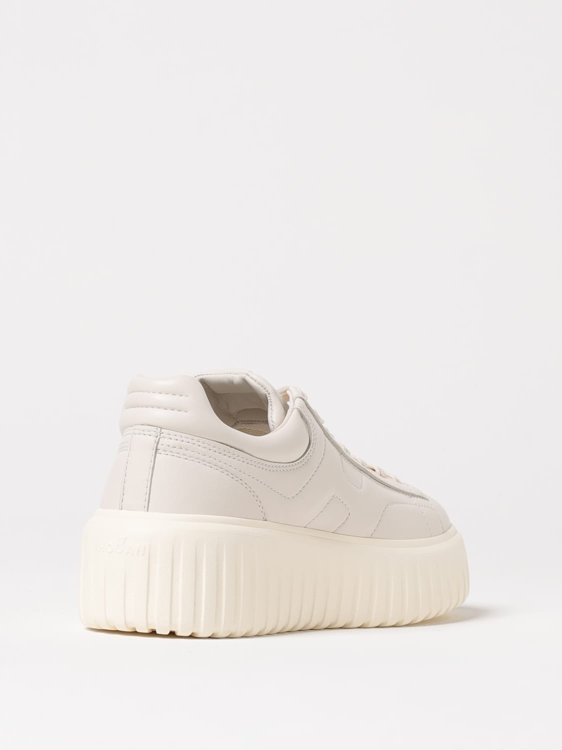 スニーカー HOGAN Women Sneakers HXW6450FC60LE90GAO Beige Hogan H-Stripes sneakers for Women - Beige in UAE | Level Shoes