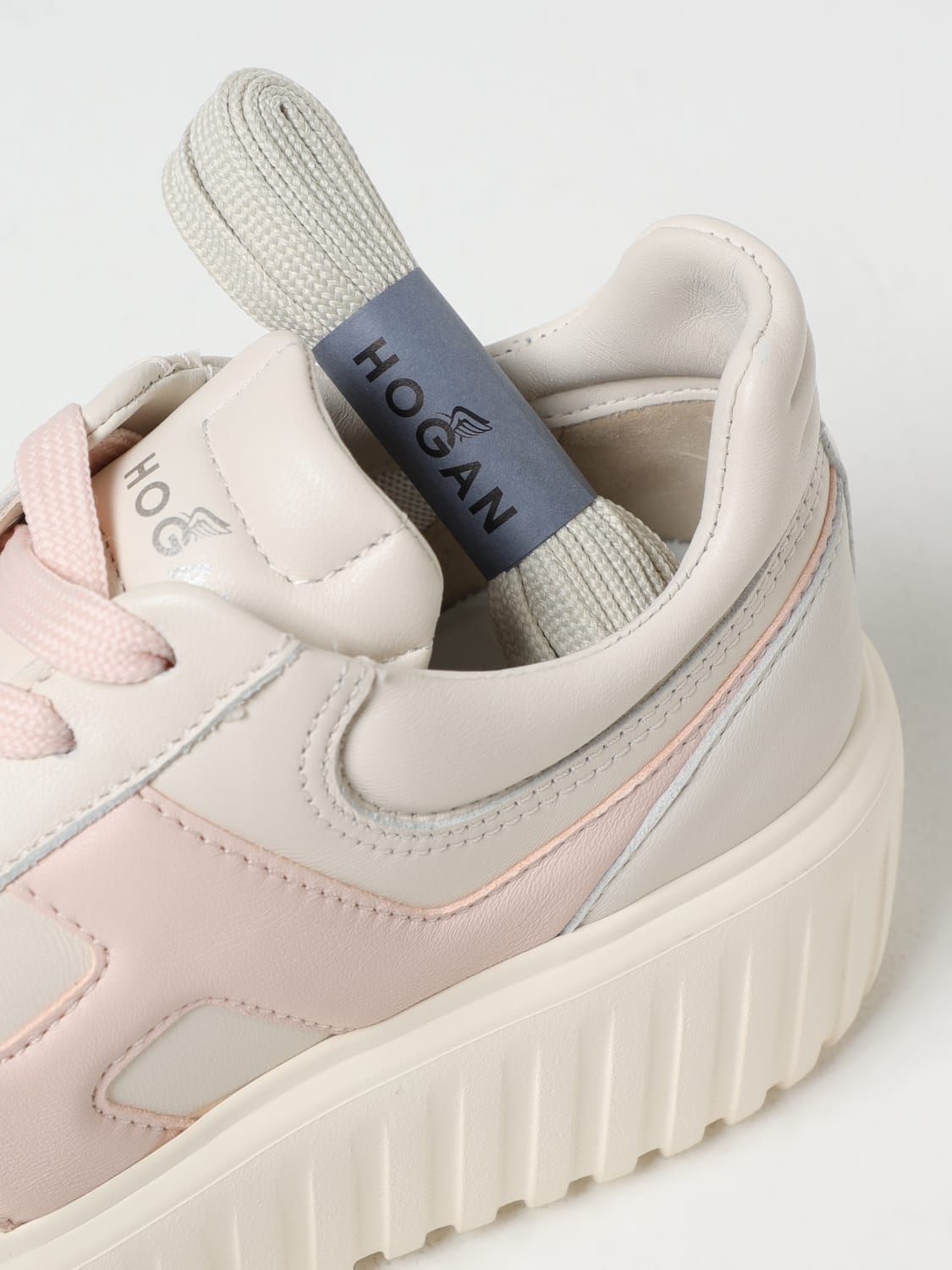 HOGAN: Sneakers woman - Pink | Hogan sneakers HXW6450FE91LE9