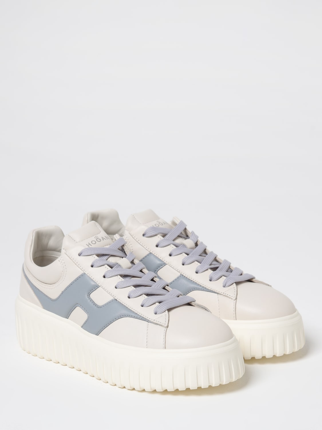 HOGAN SNEAKERS: Sneakers woman Hogan, Gnawed Blue - Img 2