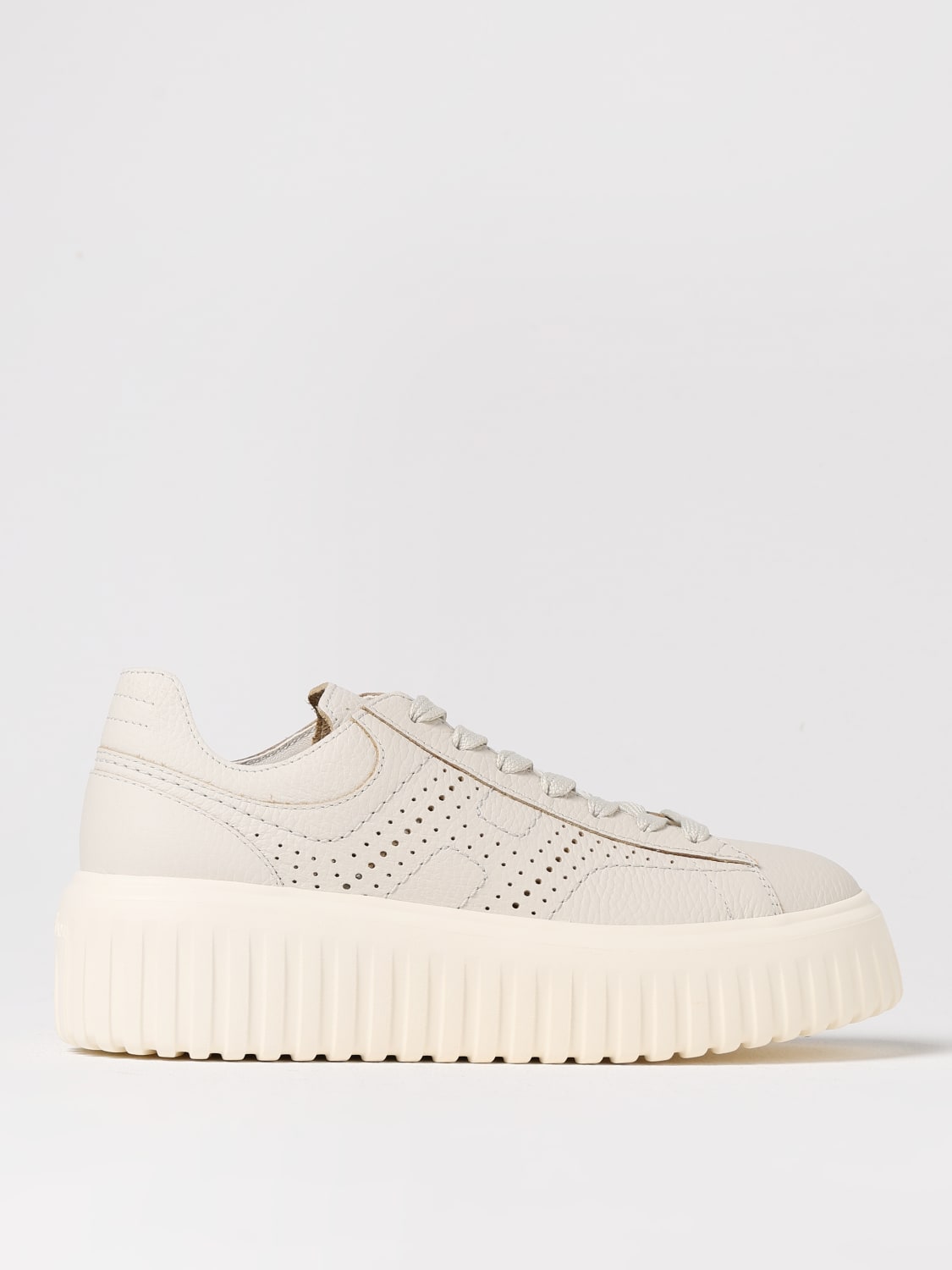 HOGAN: Sneakers woman - Beige | Hogan sneakers