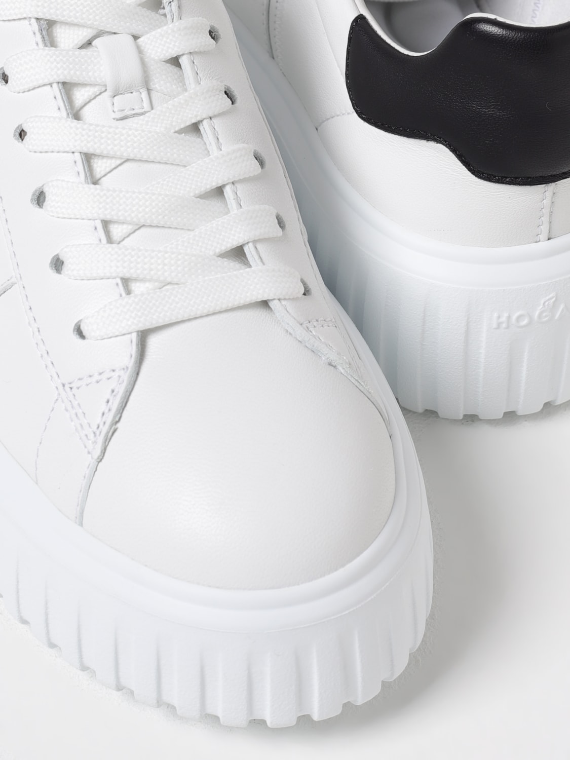 スニーカー HOGAN Women Sneakers HXW6450FO70LE90001 White Sneakers Hogan H-Stripes WHITE, BLACK for Woman
