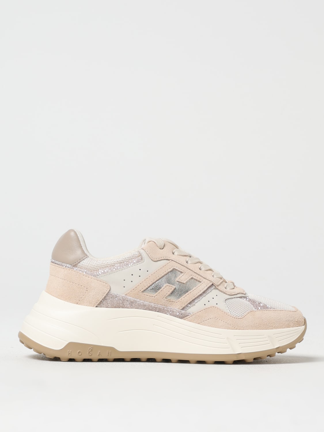 HOGAN SNEAKERS: Sneakers woman Hogan, Beige - Img 1