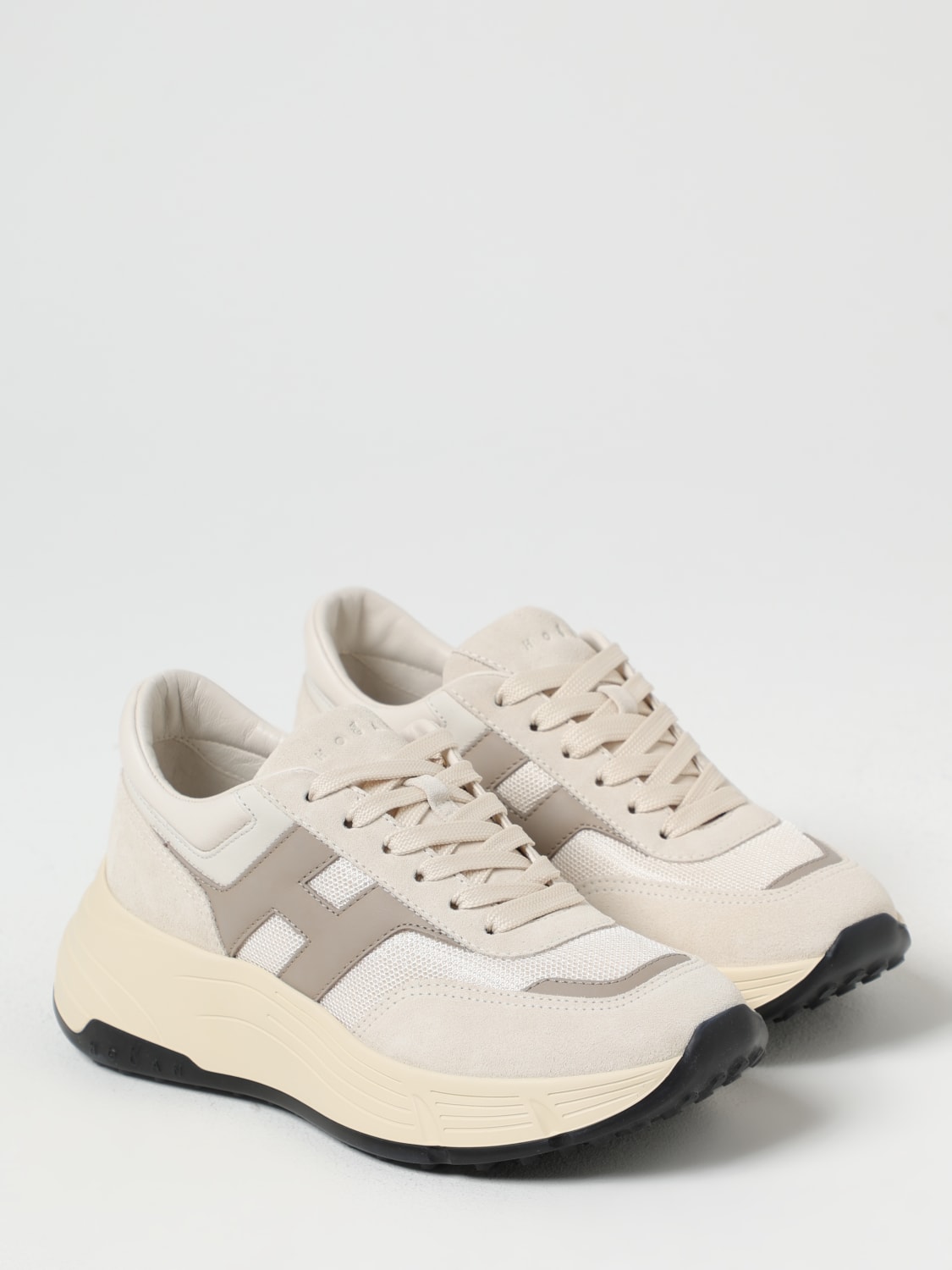 スニーカー HOGAN Women Sneakers HXW6690FR30U7I0351 BEIGE Sneakers Hogan Hi-Fi GREY, BLACK for Woman