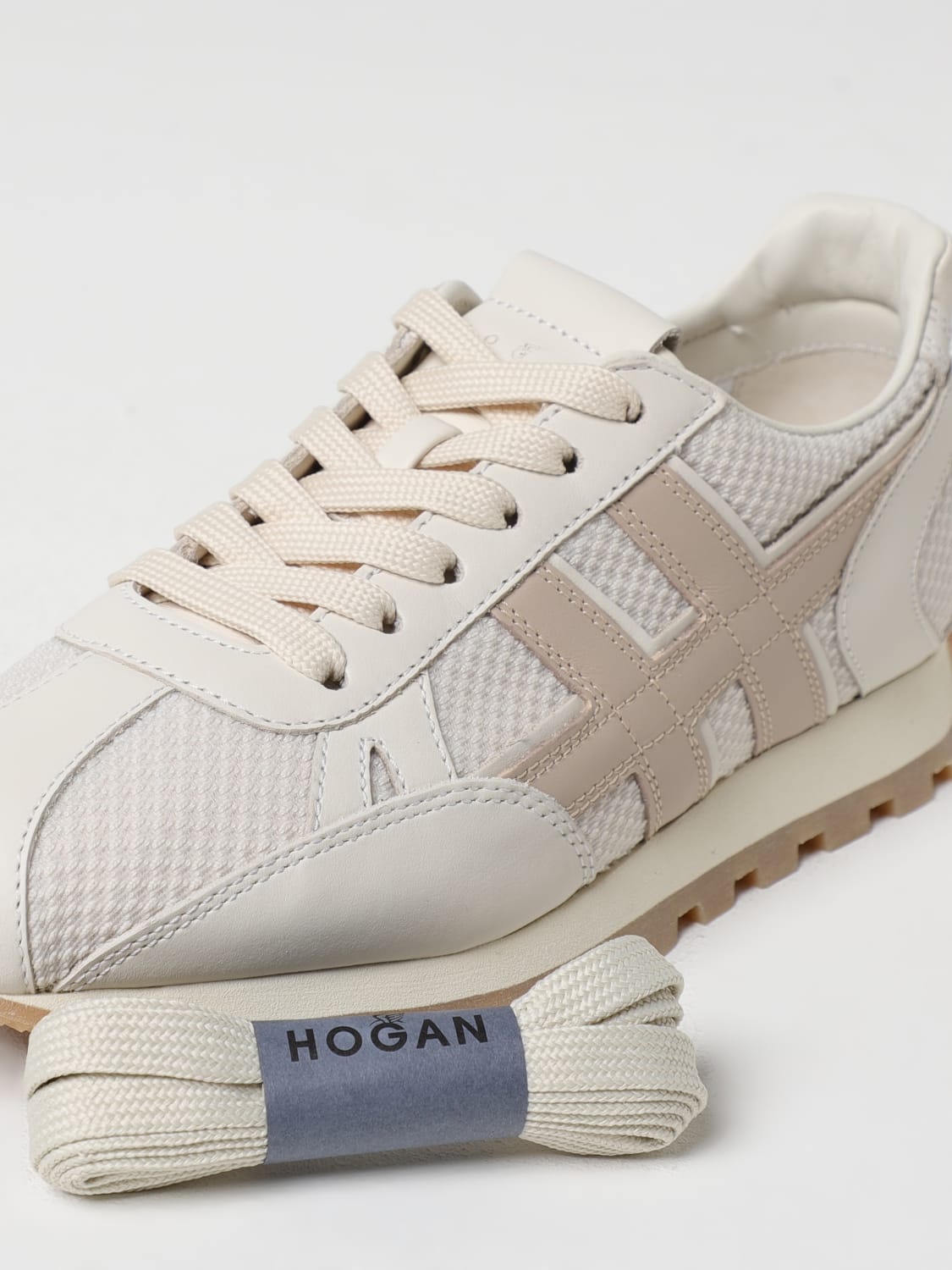 スニーカー HOGAN Women Sneakers HXW6710FQ80U6S 0 Beige HOGAN: Sneakers woman - White | Hogan sneakers