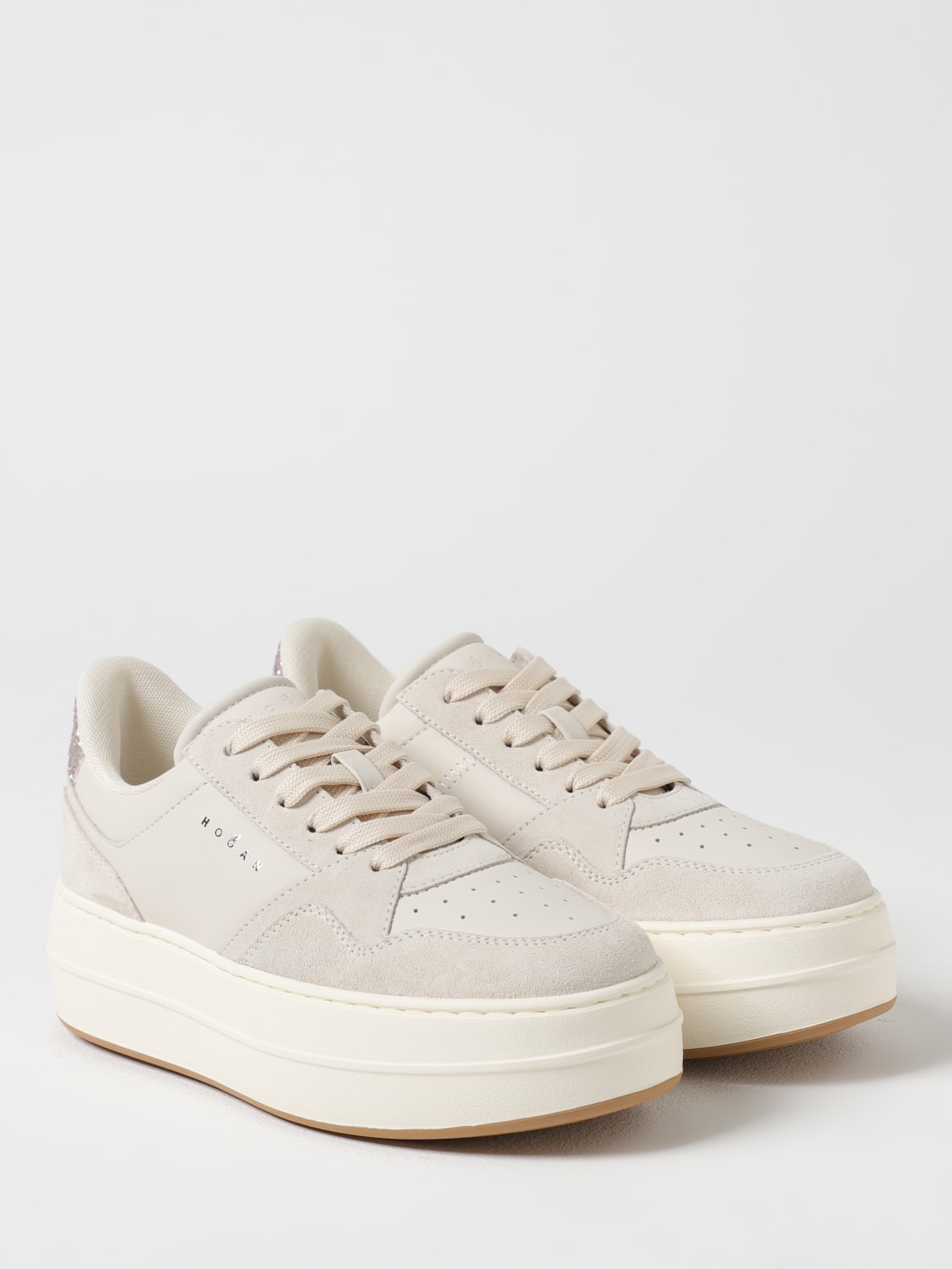 スニーカー HOGAN Women Sneakers HXW6700FK80JUSB001BIANCO White Sneakers Hogan Skyscraper IVORY for Woman