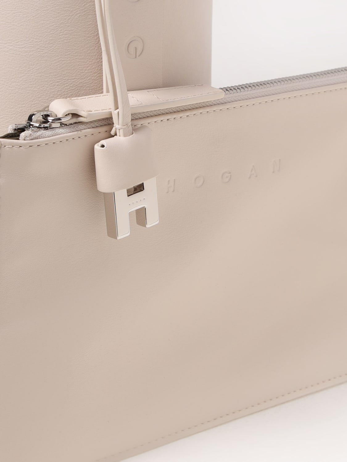 HOGAN MINI BAG: Shoulder bag woman Hogan, White - Img 3