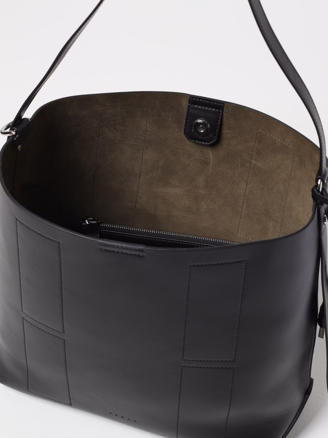 HOGAN MINITASCHE: Schultertasche damen Hogan, Schwarz - Img 4