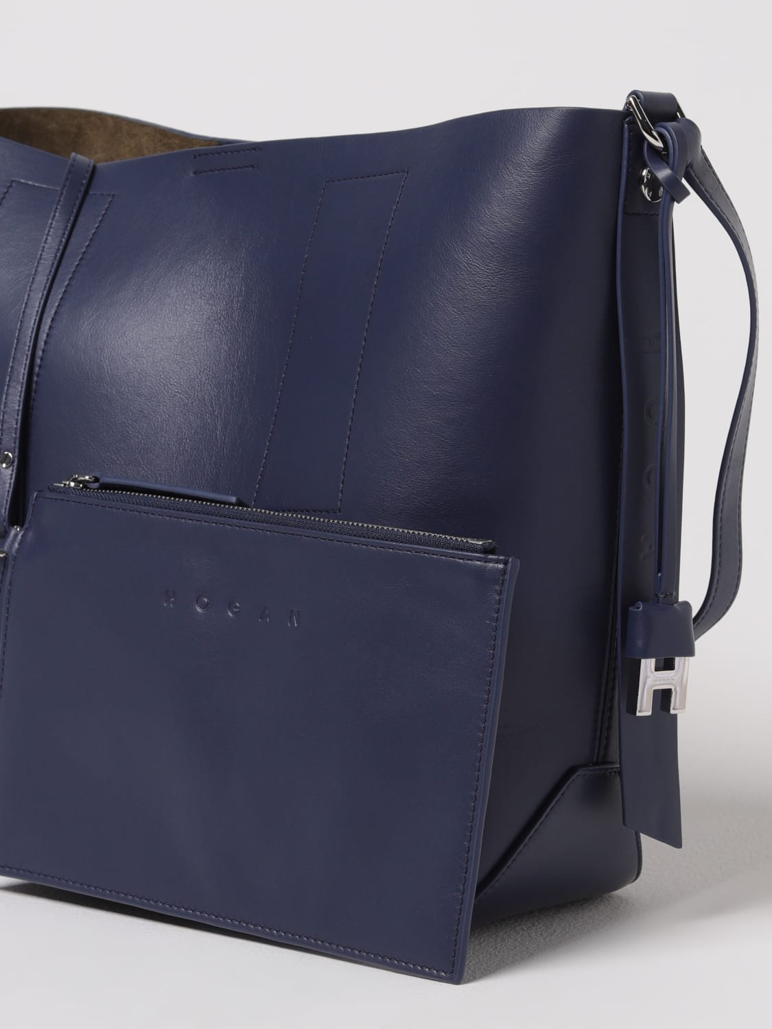 HOGAN MINI SAC: Sac porté épaule femme Hogan, Indigo - Img 3