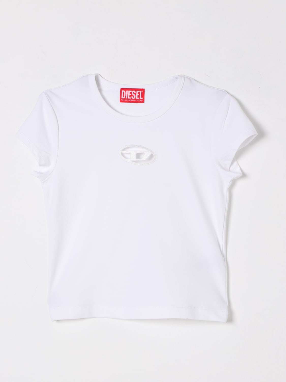 DIESEL T-SHIRT: T-shirt kids Diesel, White - Img 1