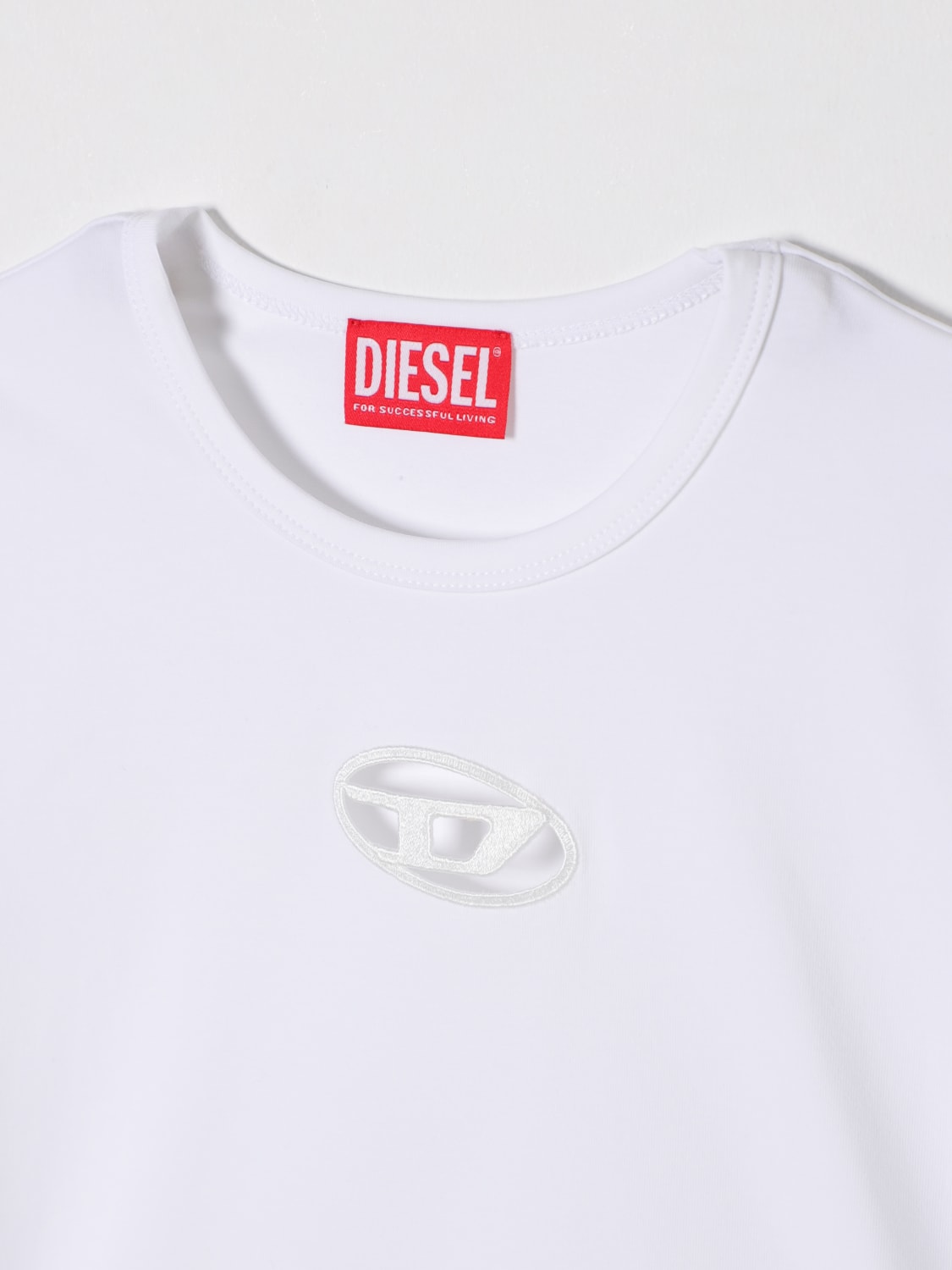 DIESEL T-SHIRT: T-shirt kids Diesel, White - Img 3