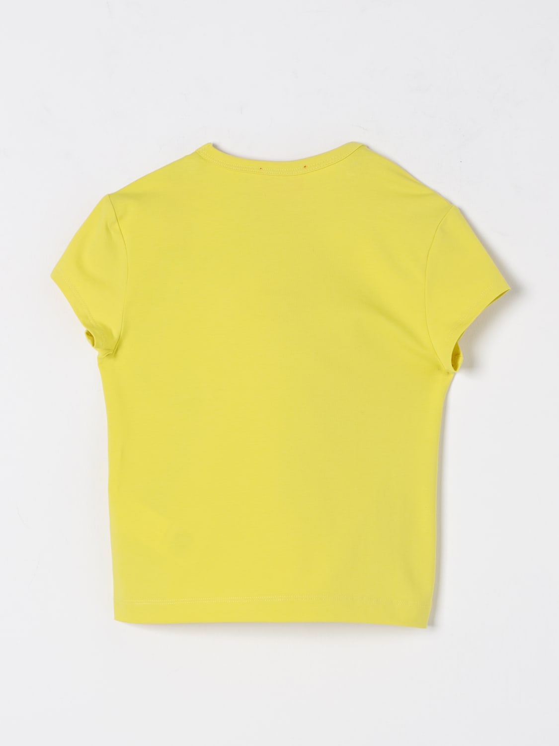 DIESEL T-SHIRT: T-shirt Oval D Diesel in cotone, Giallo - Img 2