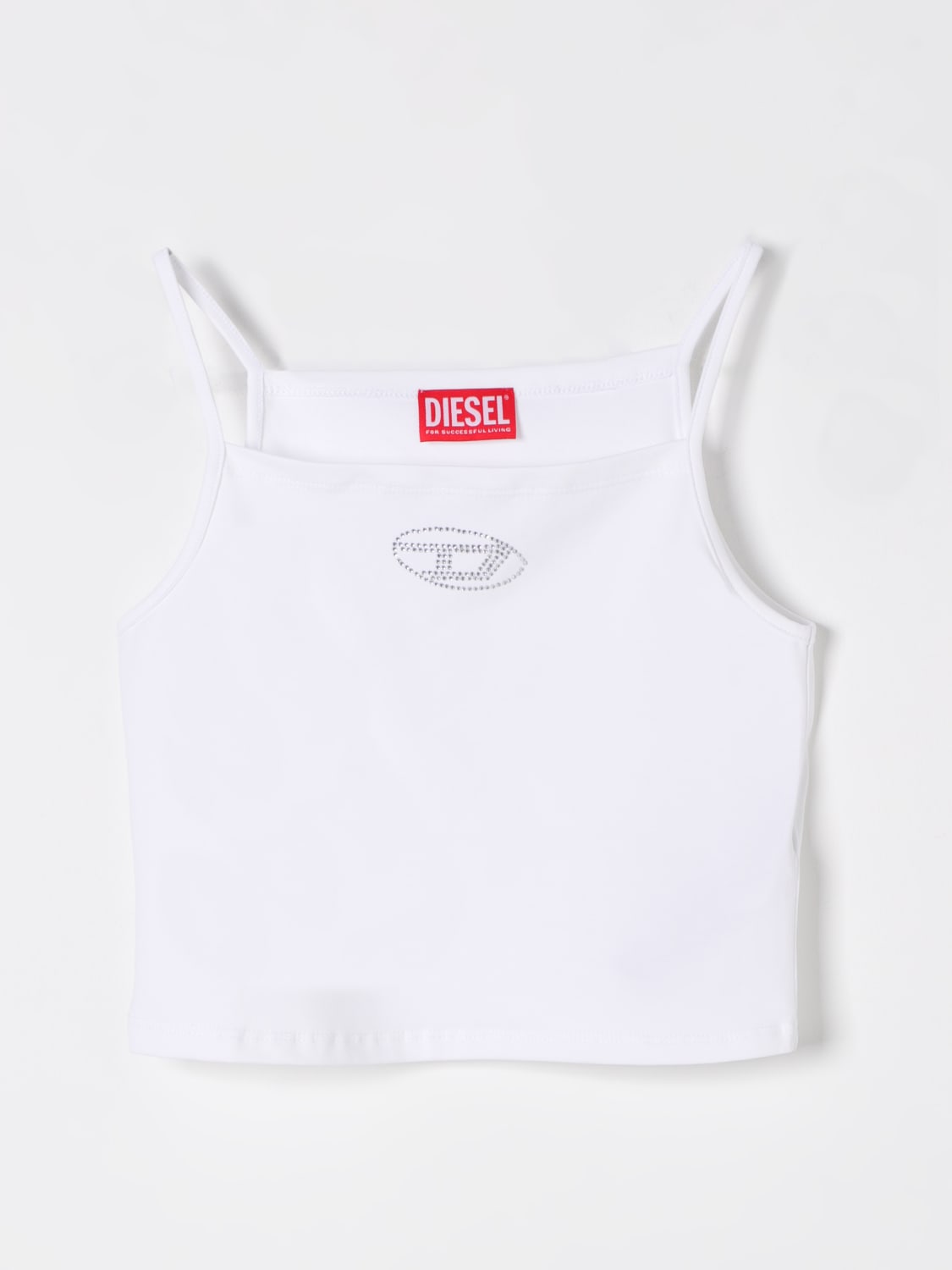 DIESEL TOP: Top kids Diesel, White - Img 1