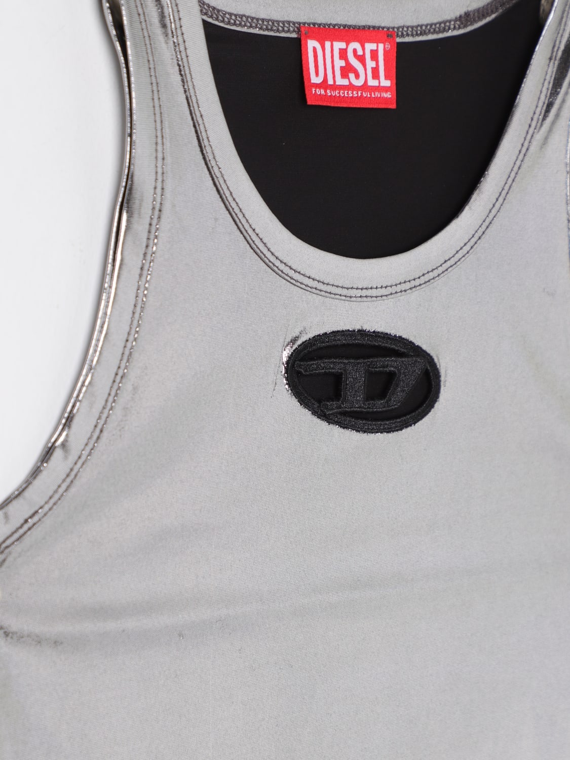 DIESEL TOP: Top kinder Diesel, Silber - Img 3
