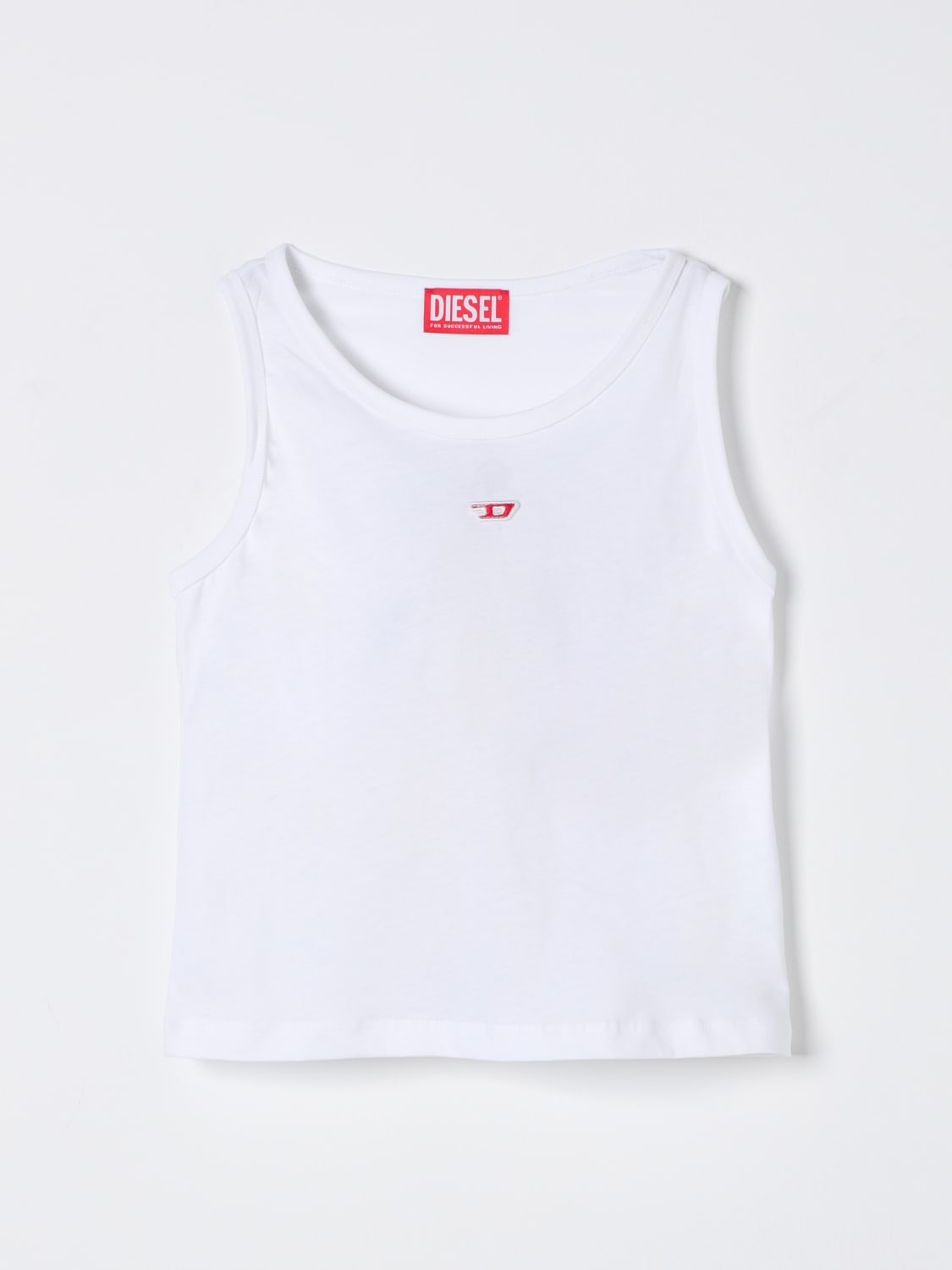 DIESEL TOP: Top kids Diesel, White - Img 1