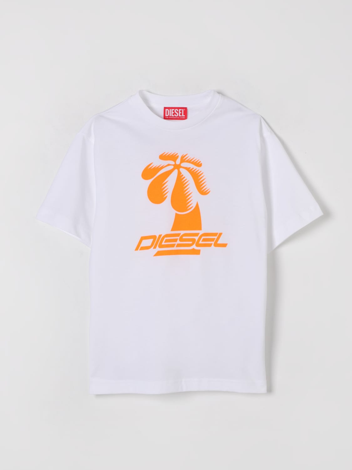 DIESEL T-SHIRT: T-shirt kids Diesel, White - Img 1