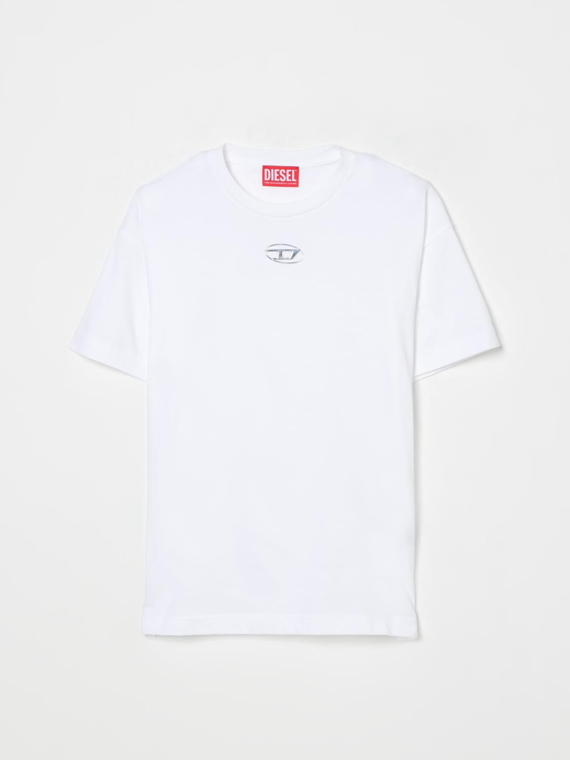 DIESEL T-SHIRT: T-shirt kids Diesel, White - Img 1