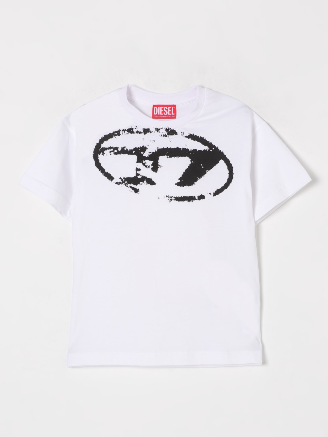 DIESEL T-SHIRT: T-shirt kids Diesel, White - Img 1