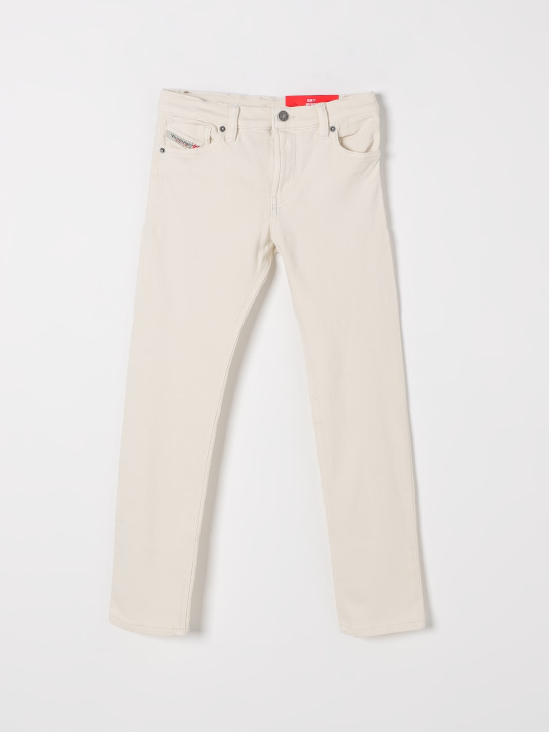 DIESEL JEANS: Hose kinder Diesel, Weiß - Img 1