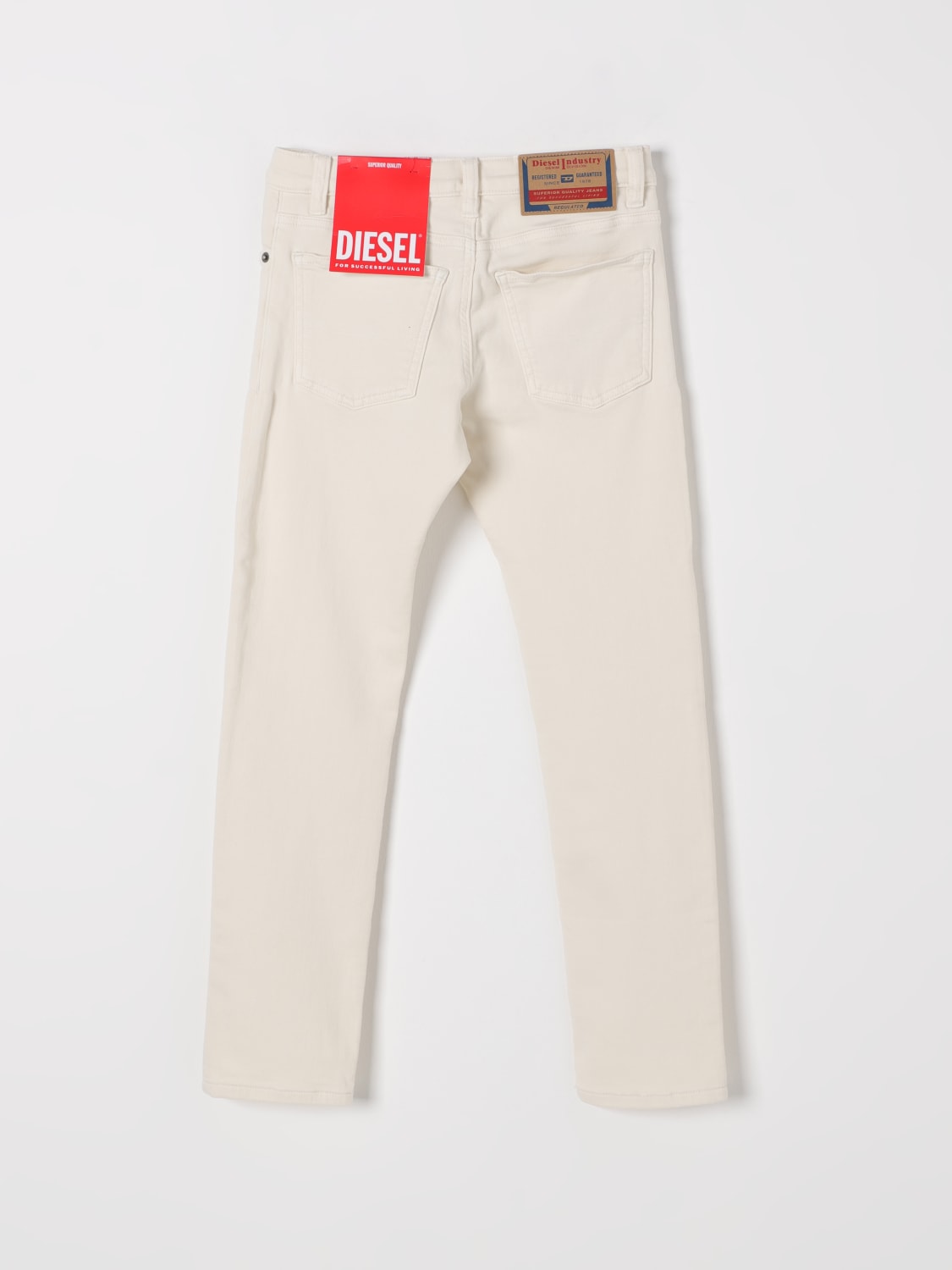 DIESEL JEANS: Hose kinder Diesel, Weiß - Img 2