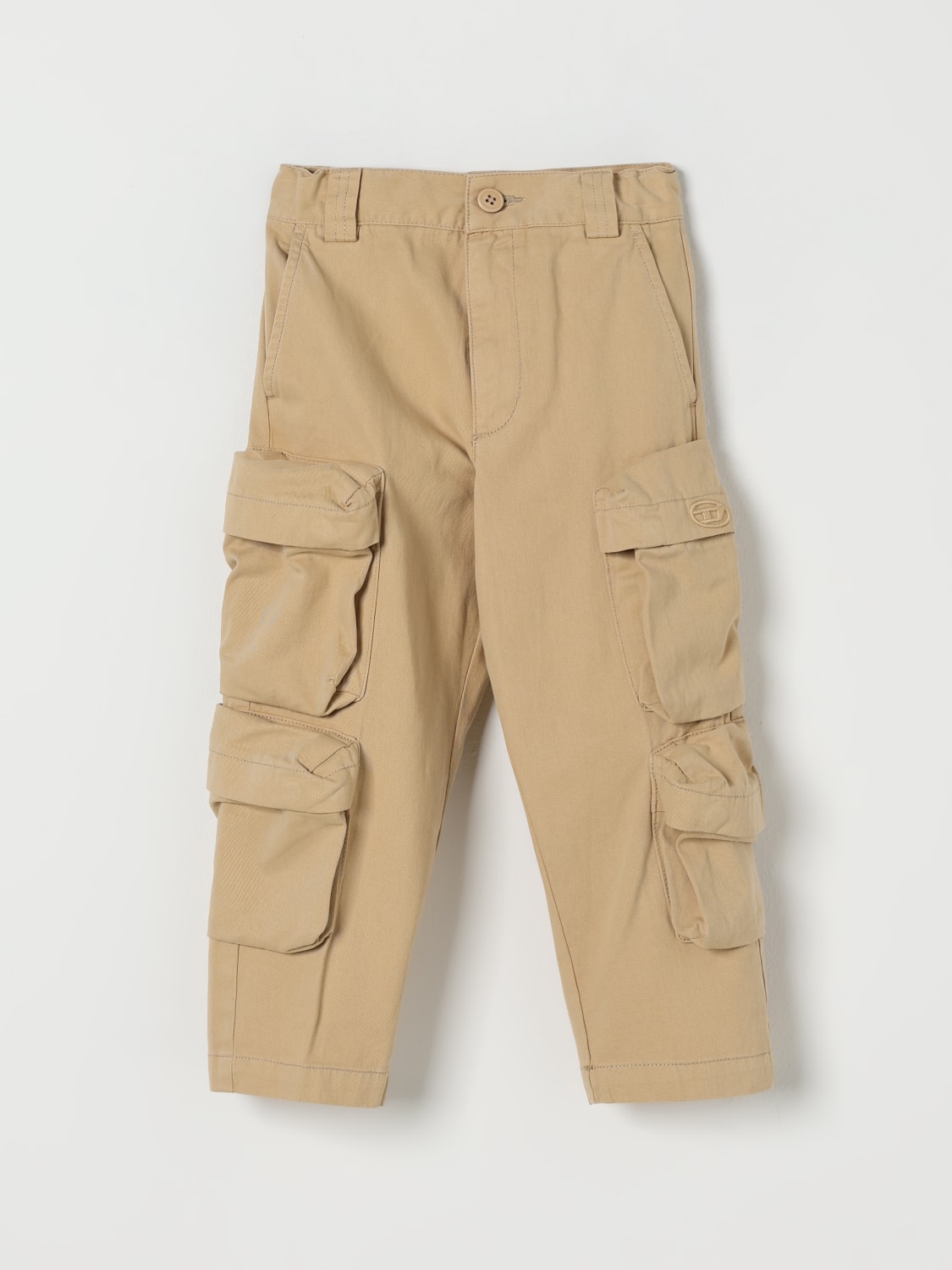 DIESEL PANTS: Pants kids Diesel, Sand - Img 1