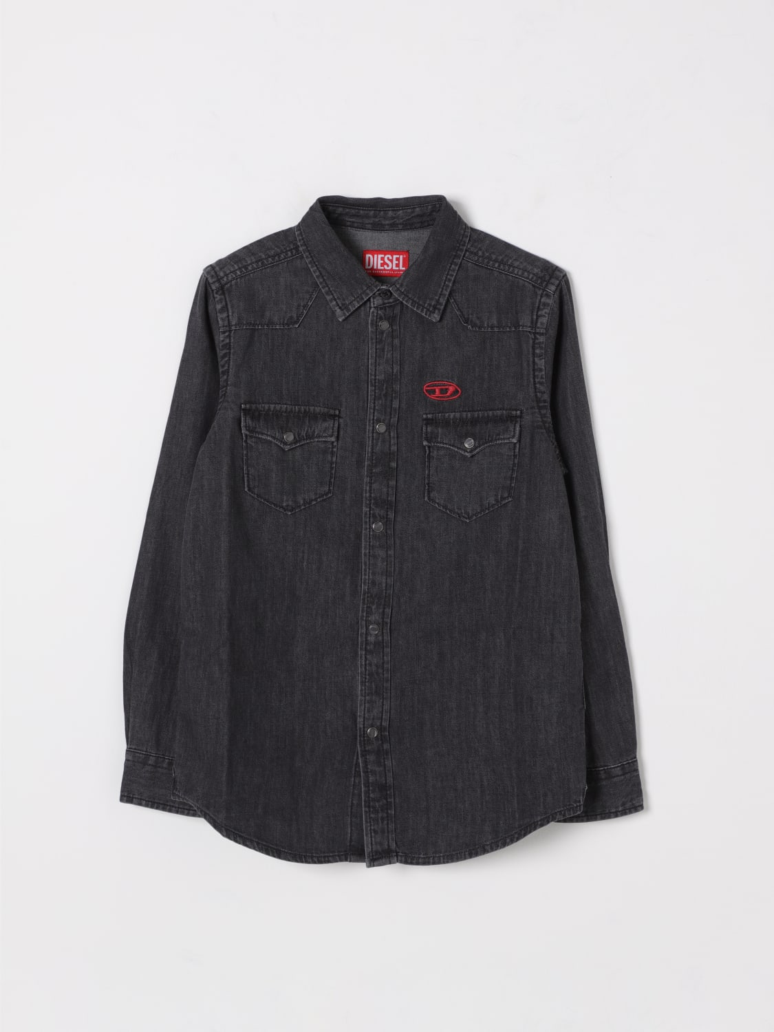 DIESEL SHIRT: Shirt kids Diesel, Black - Img 1