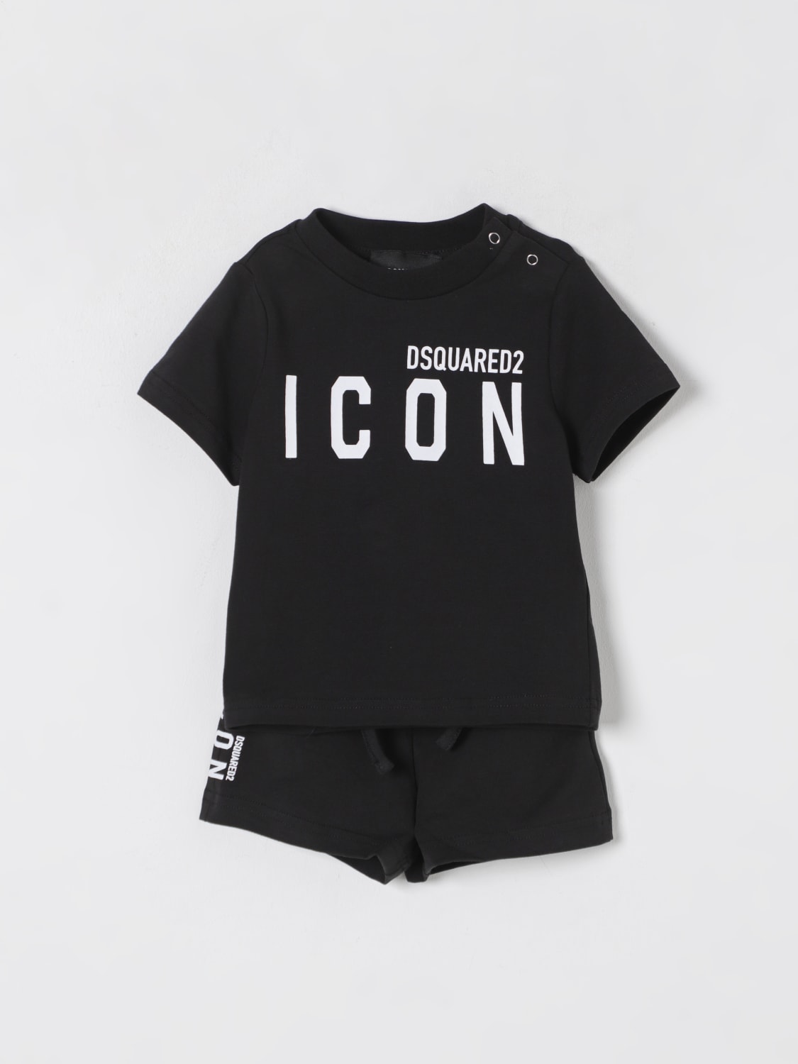 DSQUARED2 JUMPSUIT: Jumpsuit kids Dsquared2, Black - Img 1