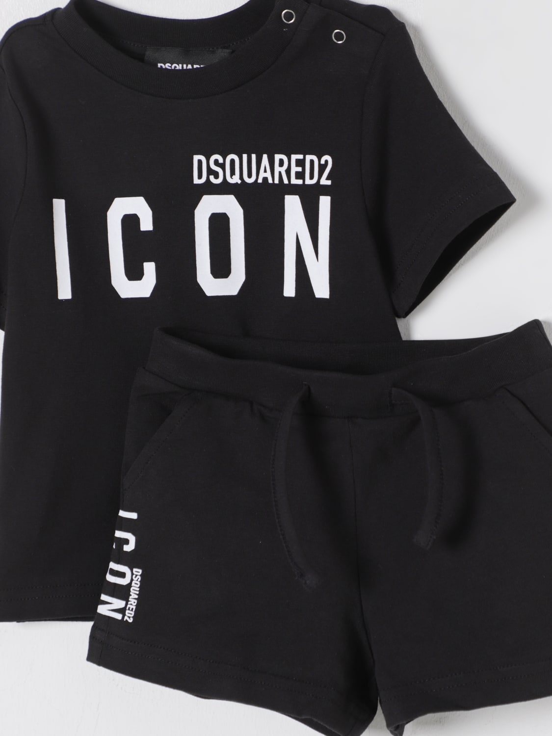DSQUARED2 JUMPSUIT: Jumpsuit kids Dsquared2, Black - Img 3