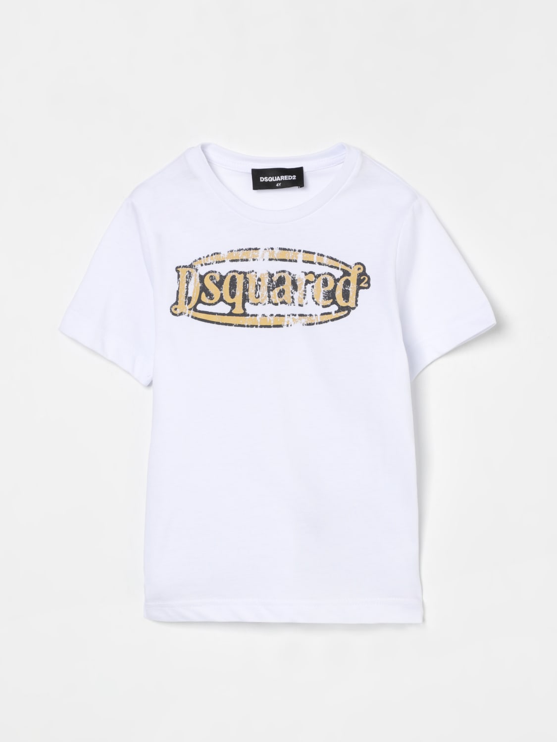 DSQUARED2 CAMISETA: Camiseta niños Dsquared2, Blanco - Img 1