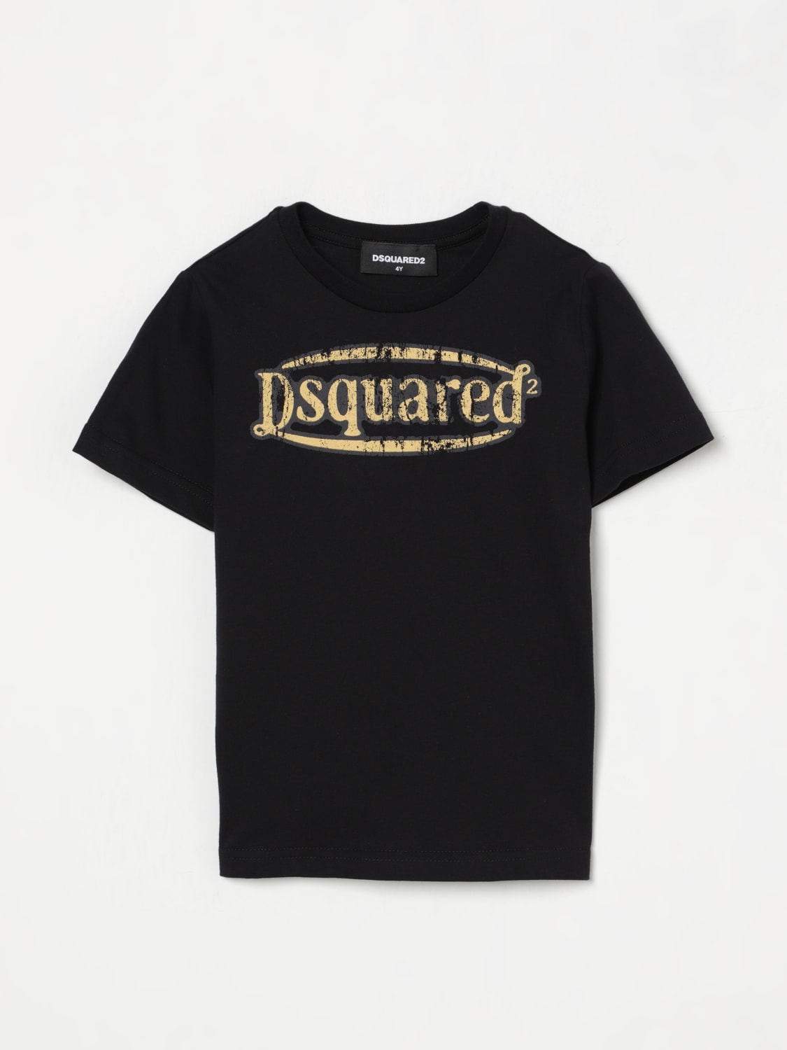 DSQUARED2 CAMISETA: Camiseta niños Dsquared2, Negro - Img 1