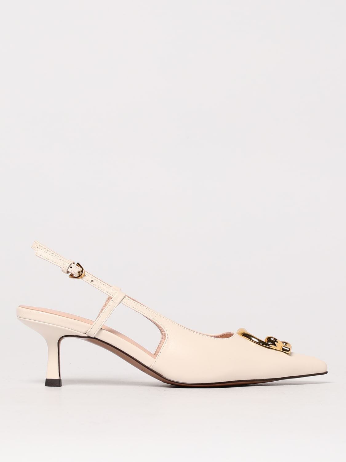 COCCINELLE COURT SHOES: Shoes woman Coccinelle, White - Img 1