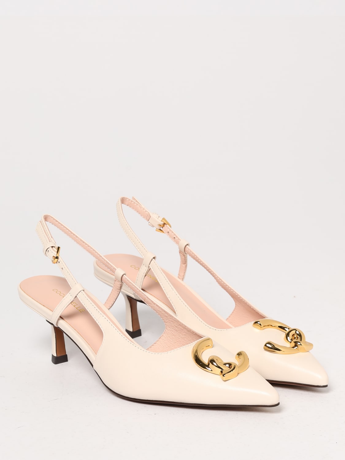 COCCINELLE COURT SHOES: Shoes woman Coccinelle, White - Img 2