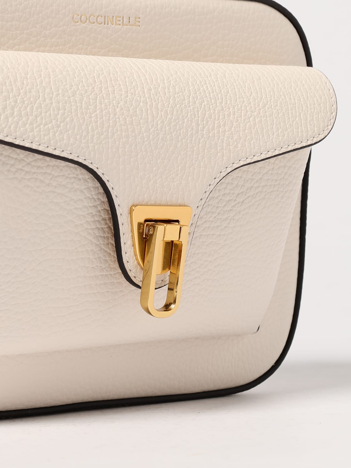 COCCINELLE: Shoulder bag woman - White | Coccinelle mini bag