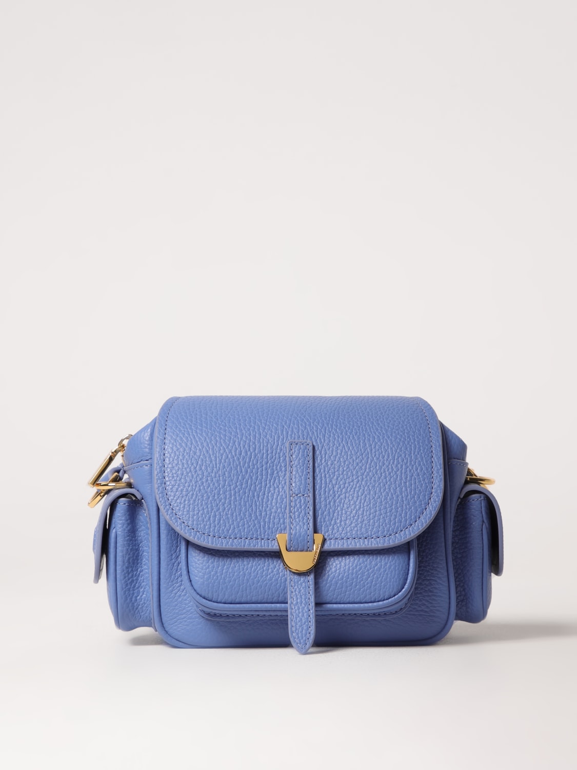 バッグ・カバンその他 COCCINELLE Woman Mini bag Gnawed Blue E1RFF550101 B36 COCCINELLE: Shoulder bag woman - Gnawed Blue | Coccinelle