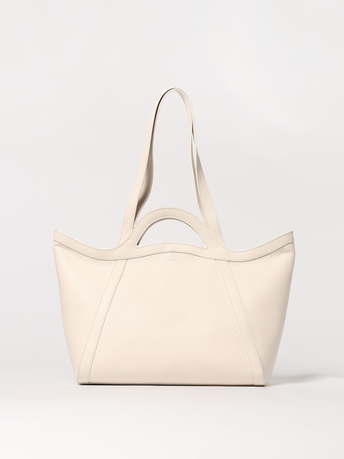 COCCINELLE TOTE BAG: Shoulder bag woman Coccinelle, White - Img 1