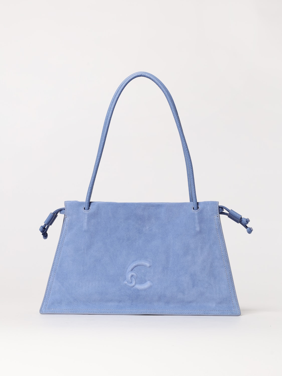 ショルダーバッグ・ポシェット COCCINELLE Woman Shoulder bag Gnawed Blue E1SS6130101 B36 COCCINELLE: Shoulder bag woman - Gnawed Blue | Coccinelle