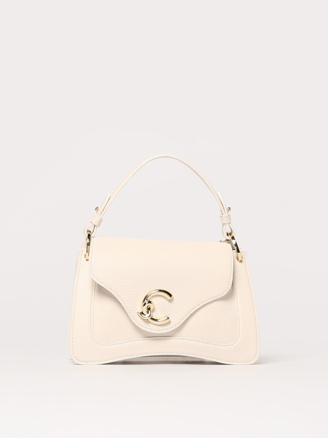 COCCINELLE HANDBAG: Shoulder bag woman Coccinelle, White - Img 1