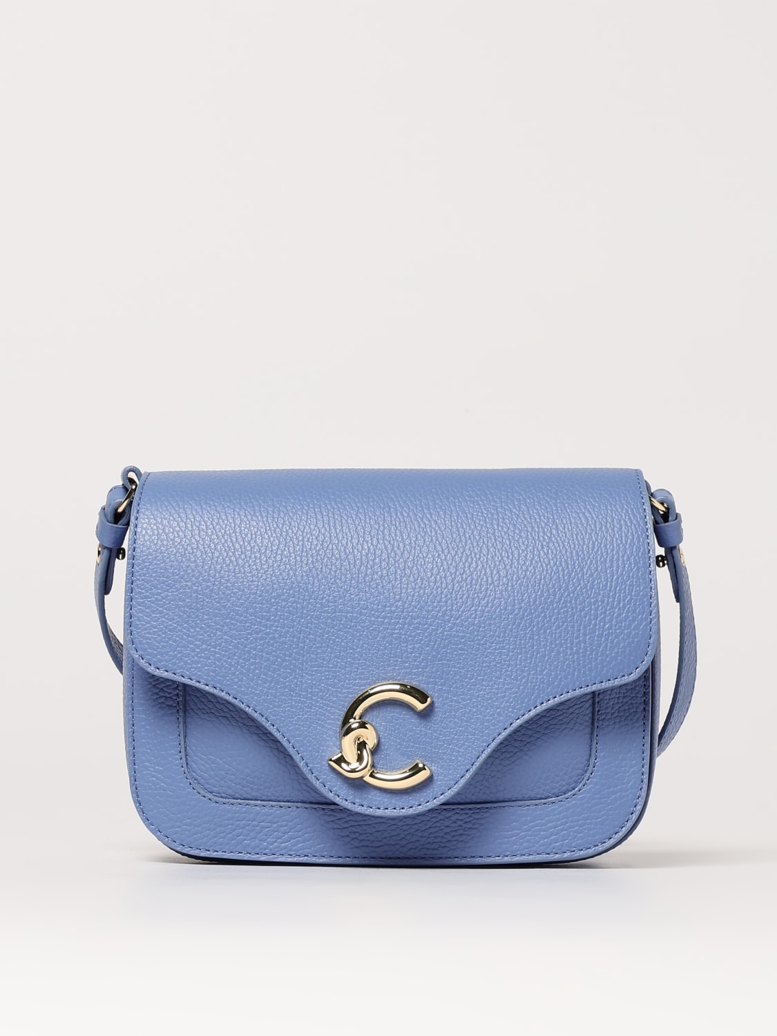 ショルダーバッグ・ポシェット COCCINELLE Woman Shoulder bag Gnawed Blue E1SS6130101 B36 COCCINELLE: Shoulder bag woman - Gnawed Blue | Coccinelle