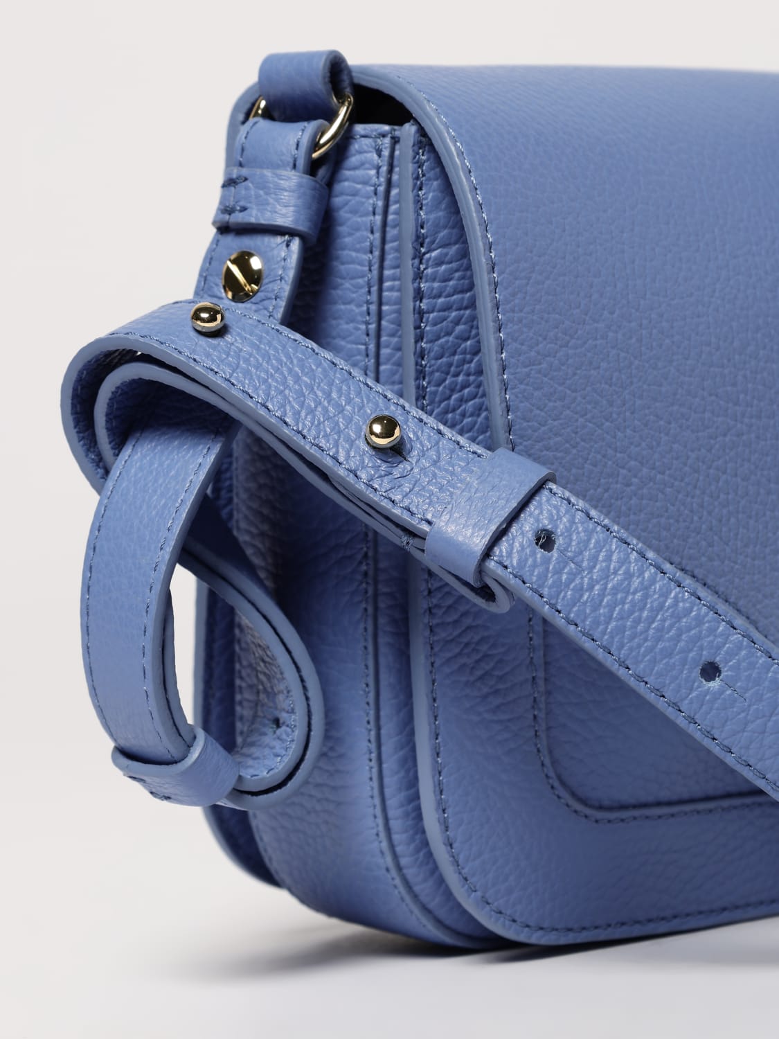 バッグ・カバンその他 COCCINELLE Woman Mini bag Gnawed Blue E1RFF550101 B36 COCCINELLE: Shoulder bag woman - Gnawed Blue | Coccinelle