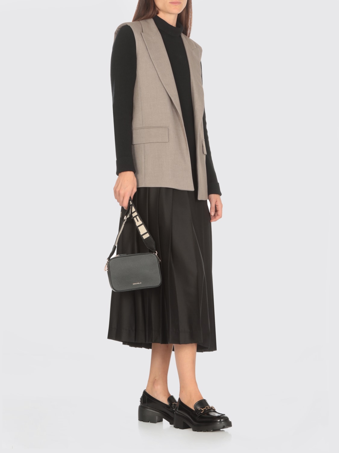 COCCINELLE MINITASCHE: Schultertasche damen Coccinelle, Schwarz - Img 2