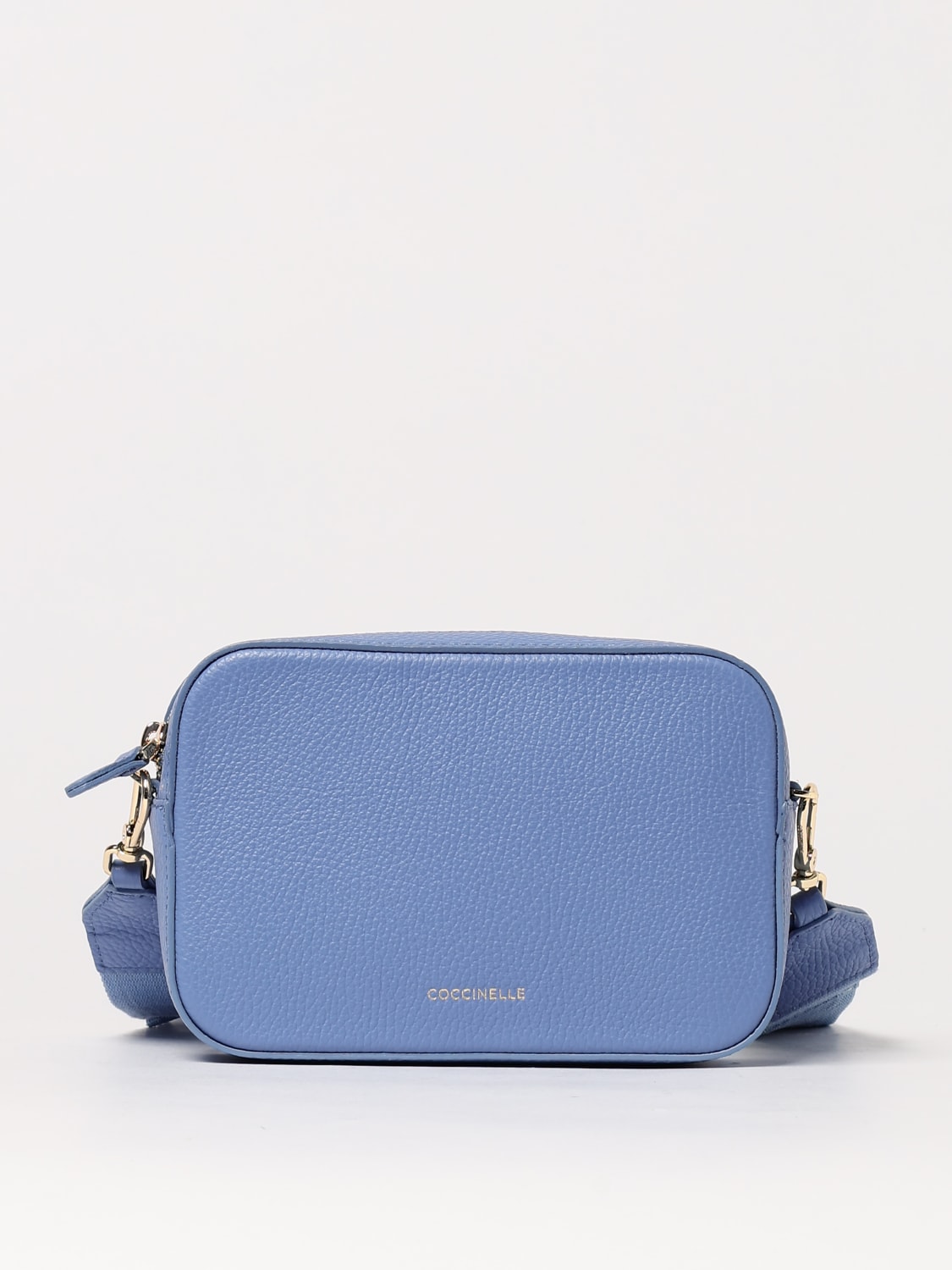 COCCINELLE MINI BOLSO: Bolso de hombro mujer Coccinelle, Azul Claro - Img 1