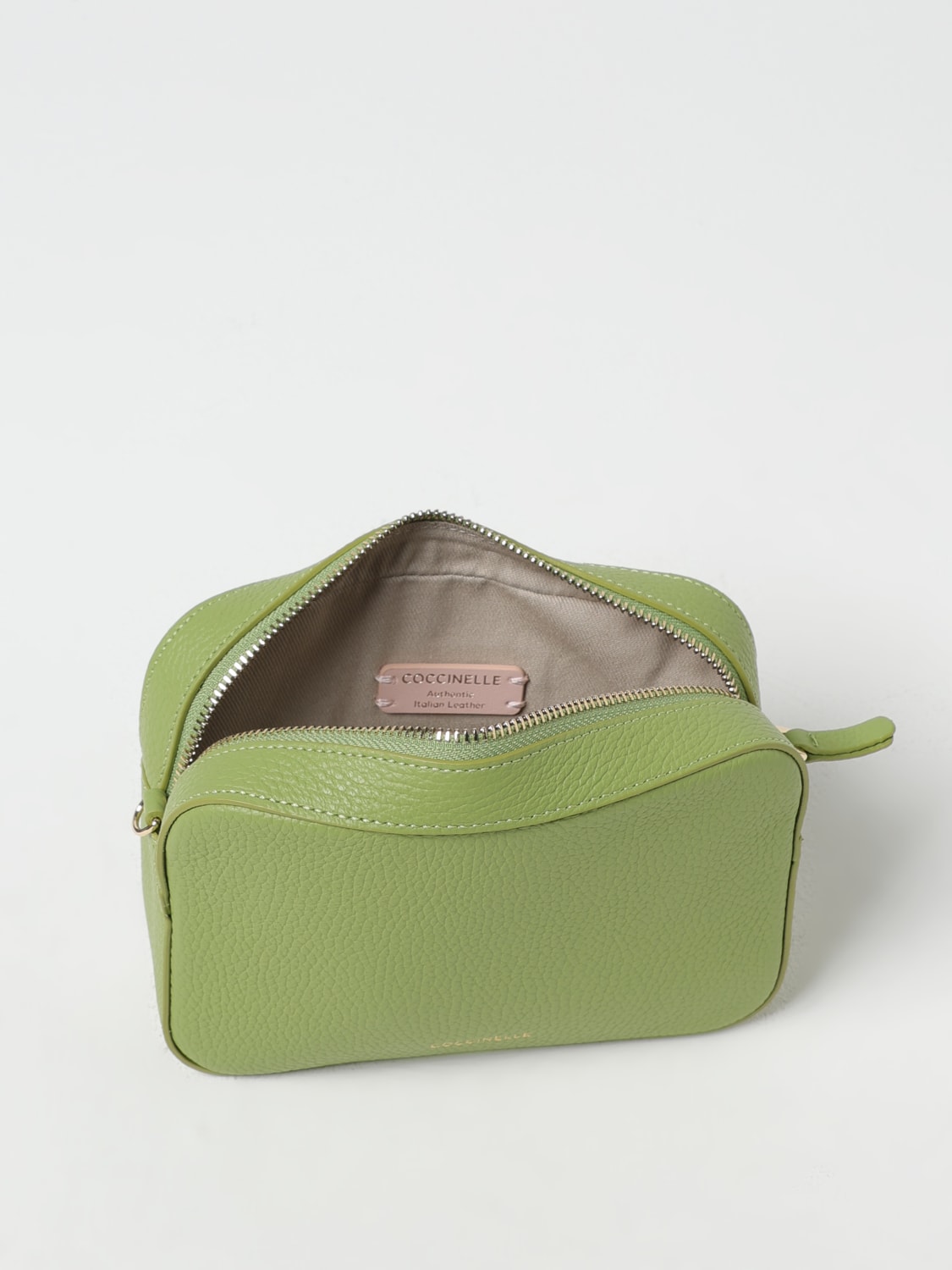 COCCINELLE MINI BOLSO: Bolso de hombro mujer Coccinelle, Verde - Img 3