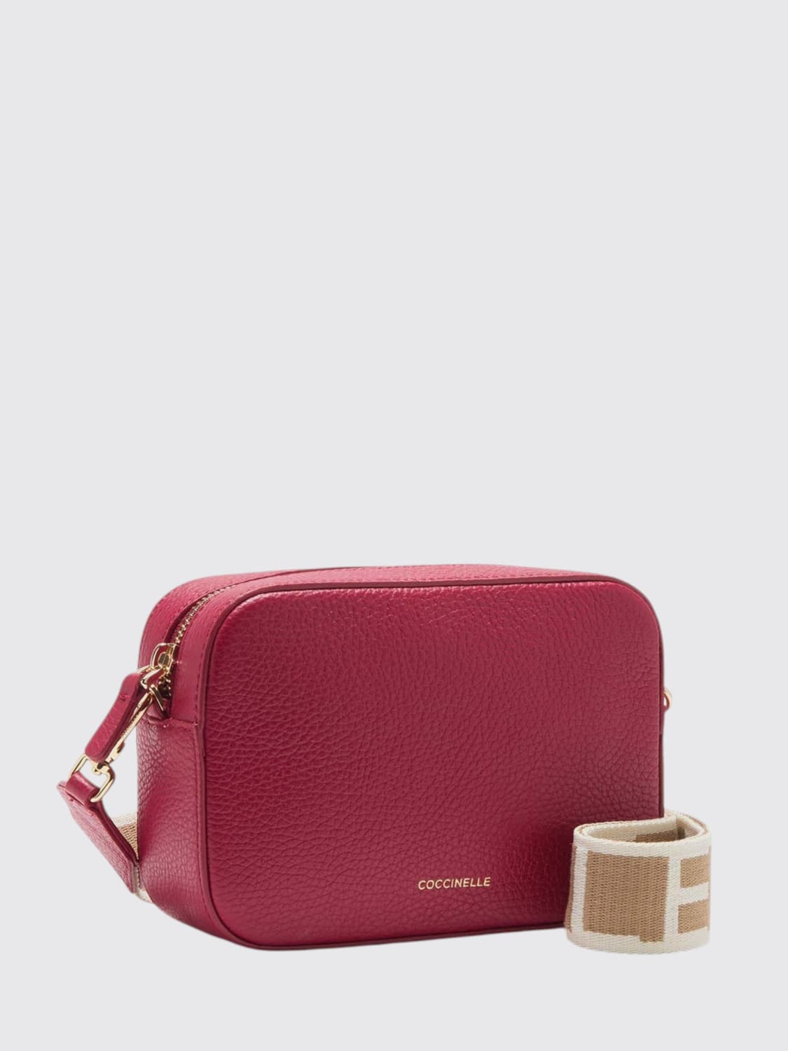 COCCINELLE MINITASCHE: Schultertasche damen Coccinelle, Burgunderrot - Img 2