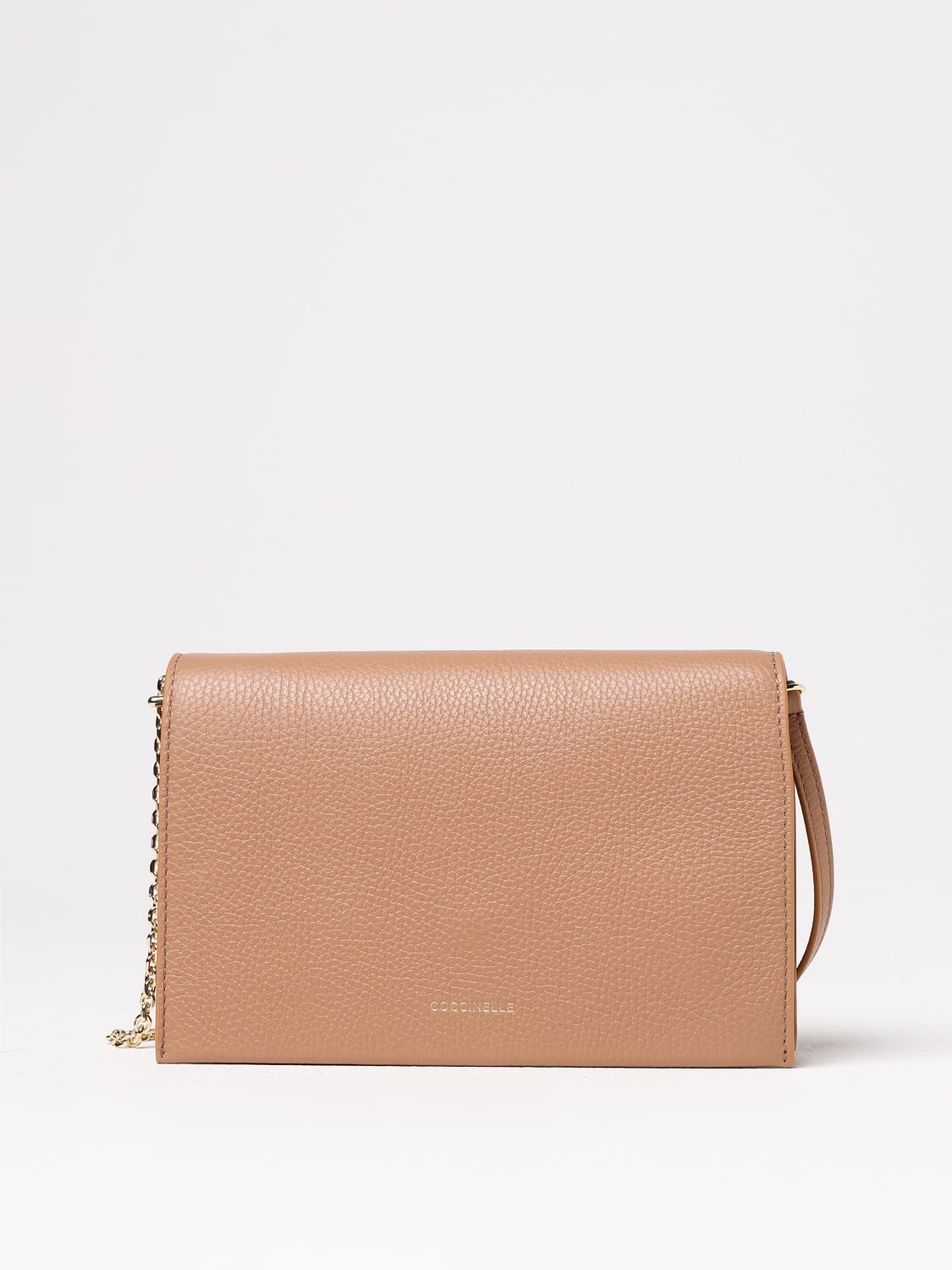 COCCINELLE MINI BAG: Shoulder bag woman Coccinelle, Beige - Img 1