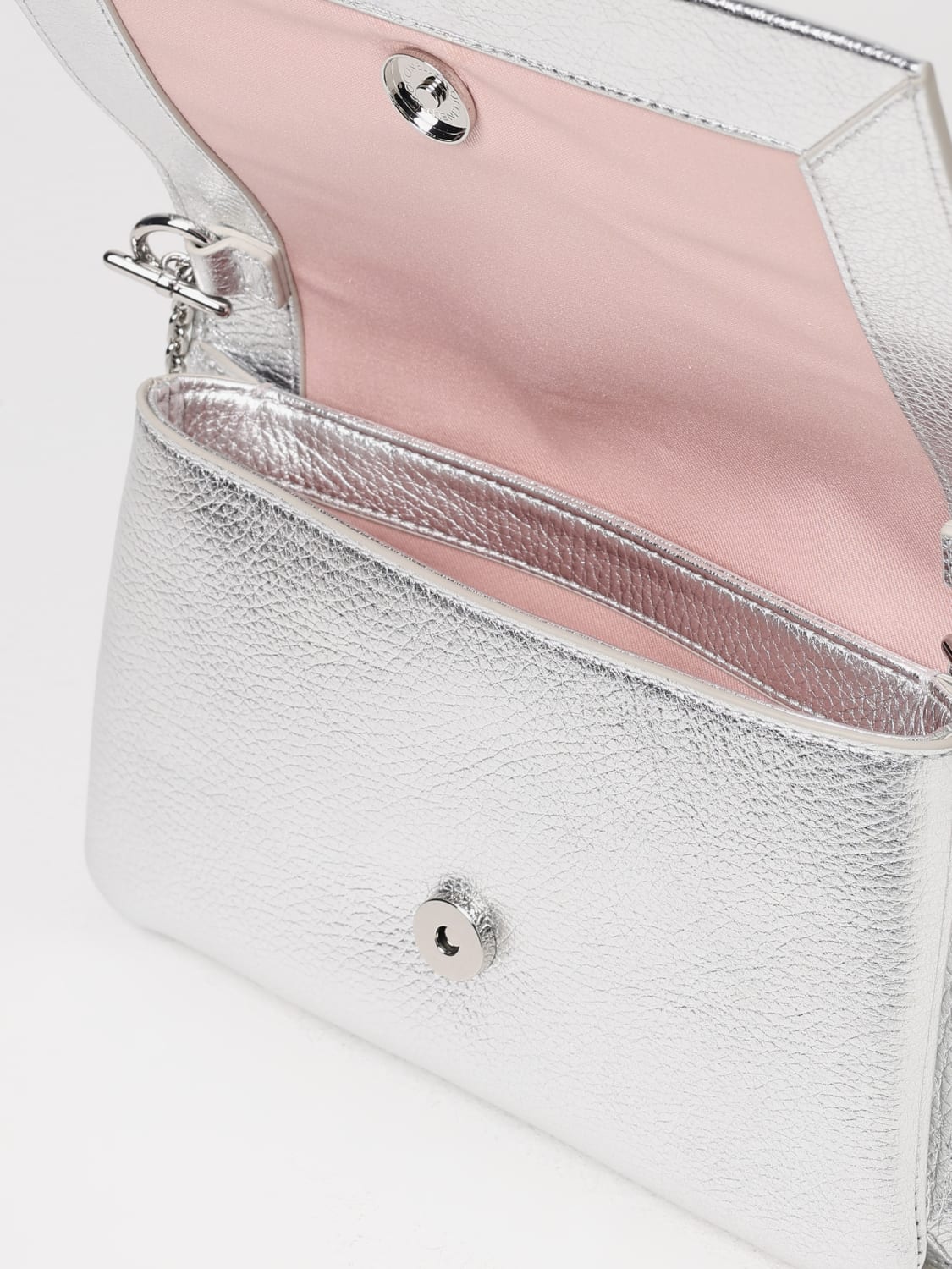 COCCINELLE MINI BAG: Shoulder bag woman Coccinelle, Silver - Img 3