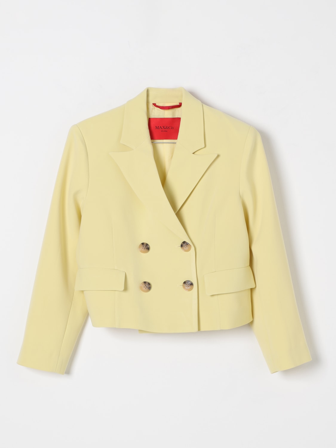 MAX&CO. KID BLAZER: Max&Co. Kid double-breasted blazer, Yellow - Img 1