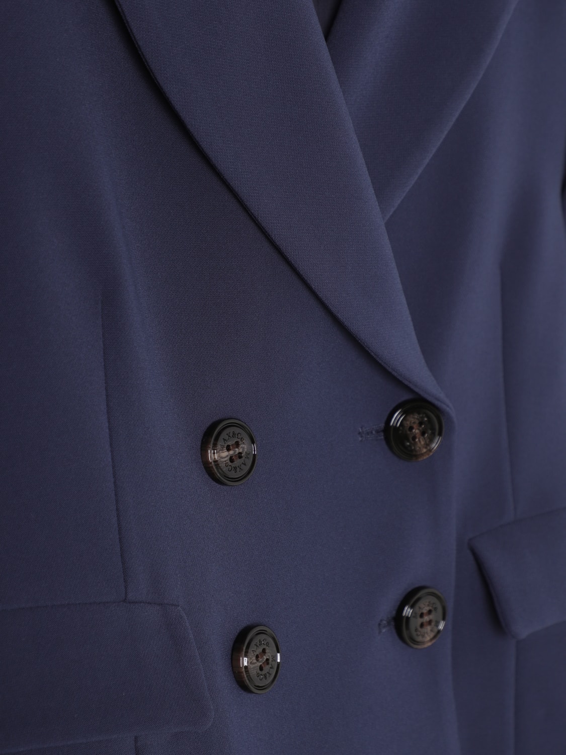 MAX&CO. KID AMERICANA: Chaqueta niños Max&co. Kid, Índigo - Img 3