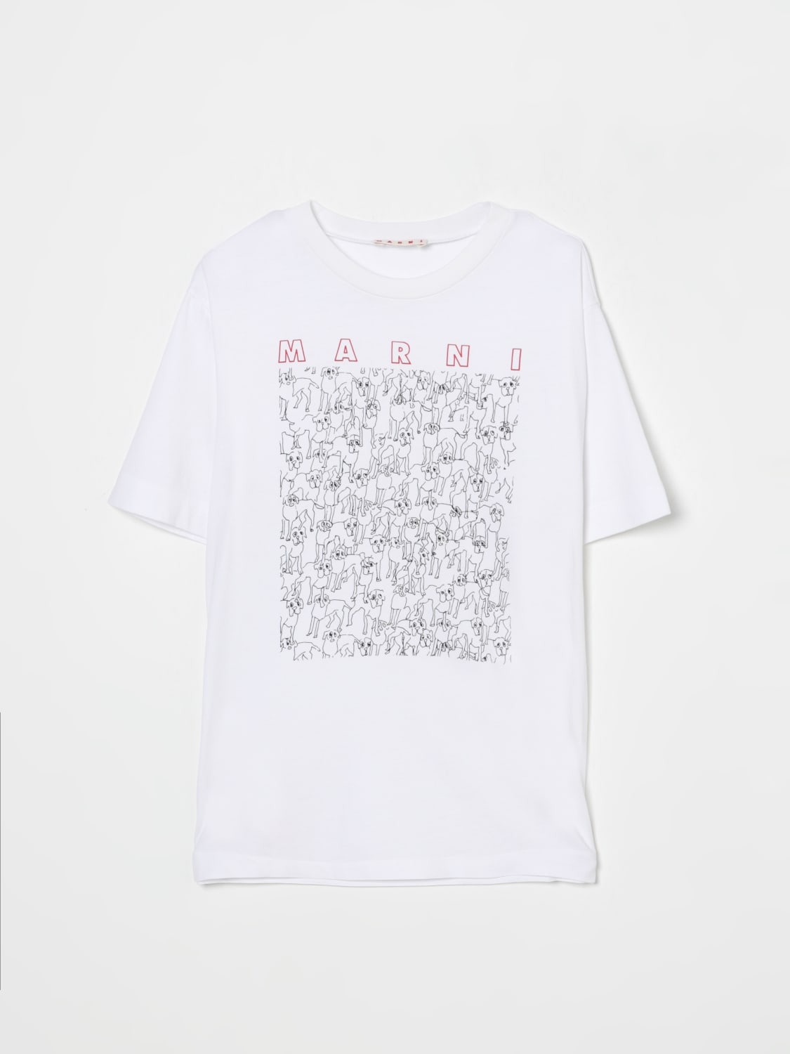 MARNI T-SHIRT: T-shirt kinder Marni, Weiß - Img 1