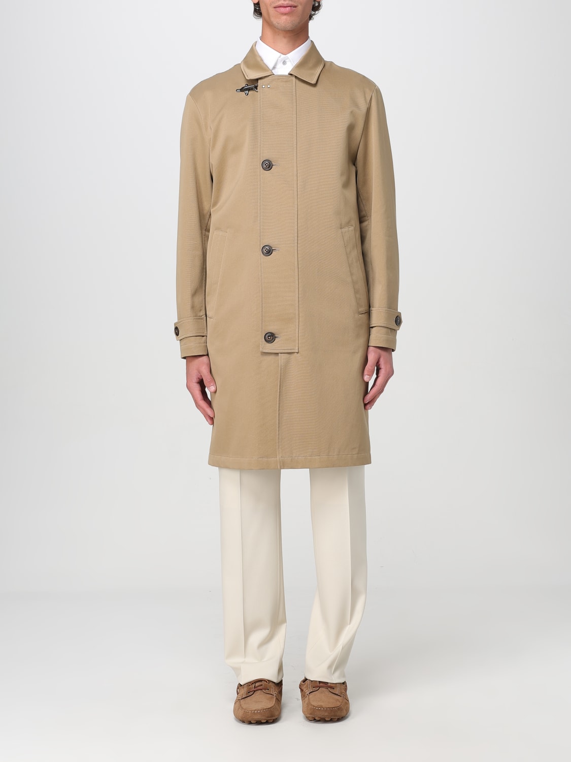 FAY JACKET: Coat men Fay, Beige - Img 1